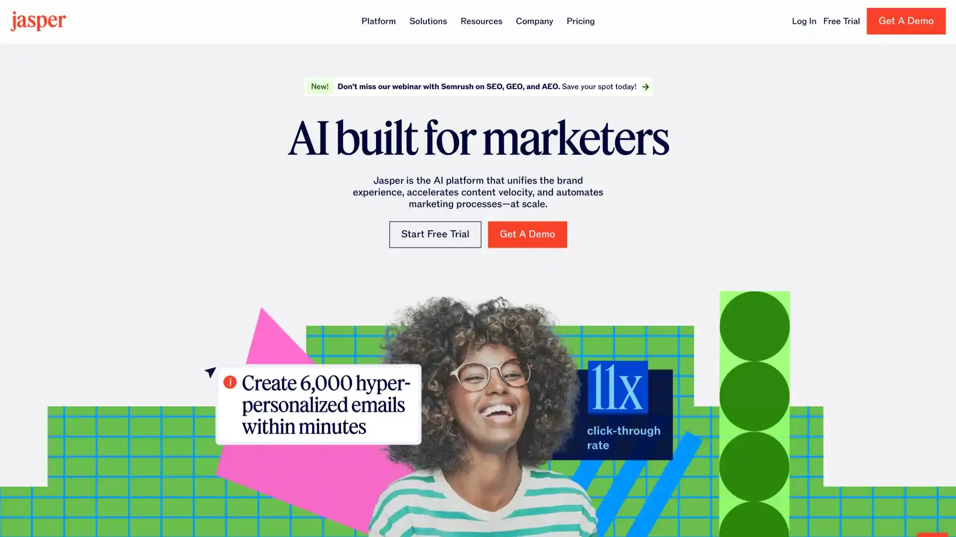 Jasper marketing site